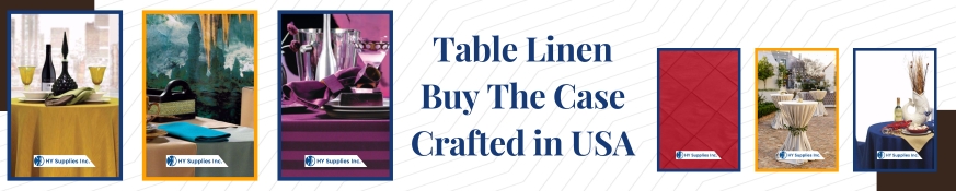 Table Linen Buy The Case - Crafted in USA